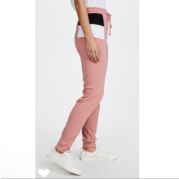 Like New Wildfox Blocked Soto Warm-Up Sport Raina Sweatsuit Mulled Rose Multi - Picture 5 of 15